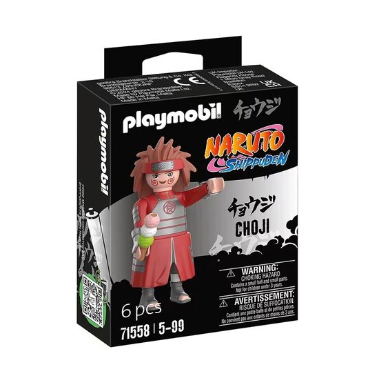 Playmobil lego constructor figure Naruto Shippuden Choji 71558, 6 pcs